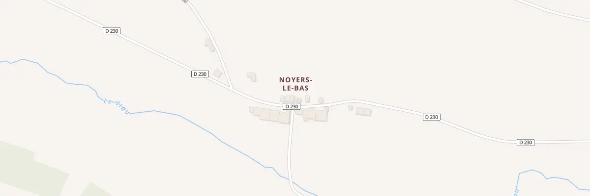 Plan du 3 Rue de Noyers le Bas à Noyers