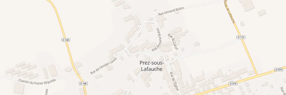 Plan du 1 Rue Armand Buton à Prez-sous-Lafauche