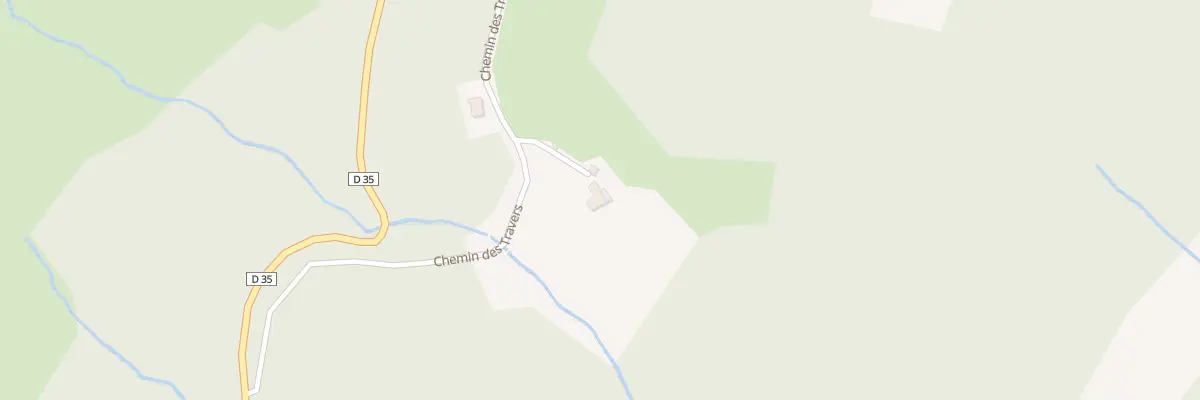 Plan du 390 Che des Travers à Saint-Gervais