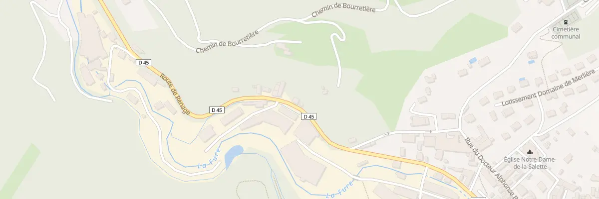 Plan du 24 Rte de Renage à Tullins