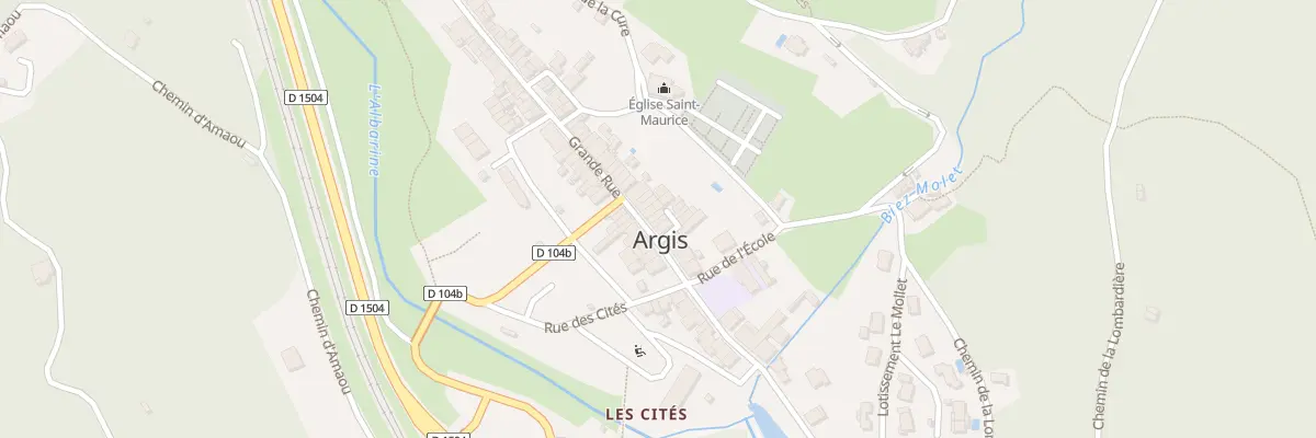 Plan du 19 Gr Grande Rue à Argis