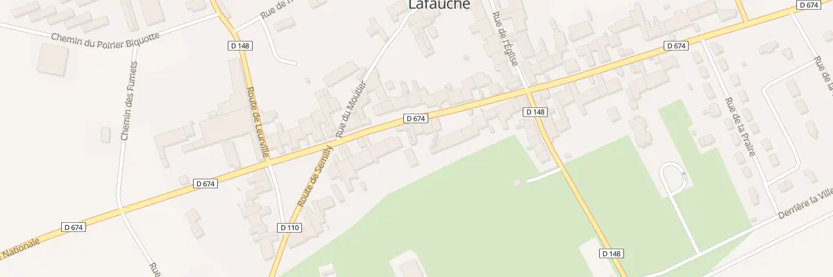 Plan du 41 Rte Nationale à Prez-sous-Lafauche