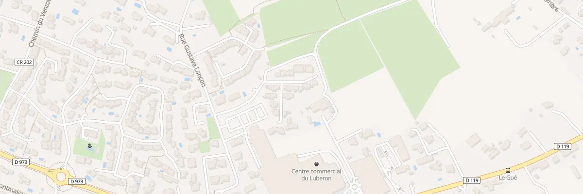 Plan du 9032F Rue Gustave Lançon à Pertuis