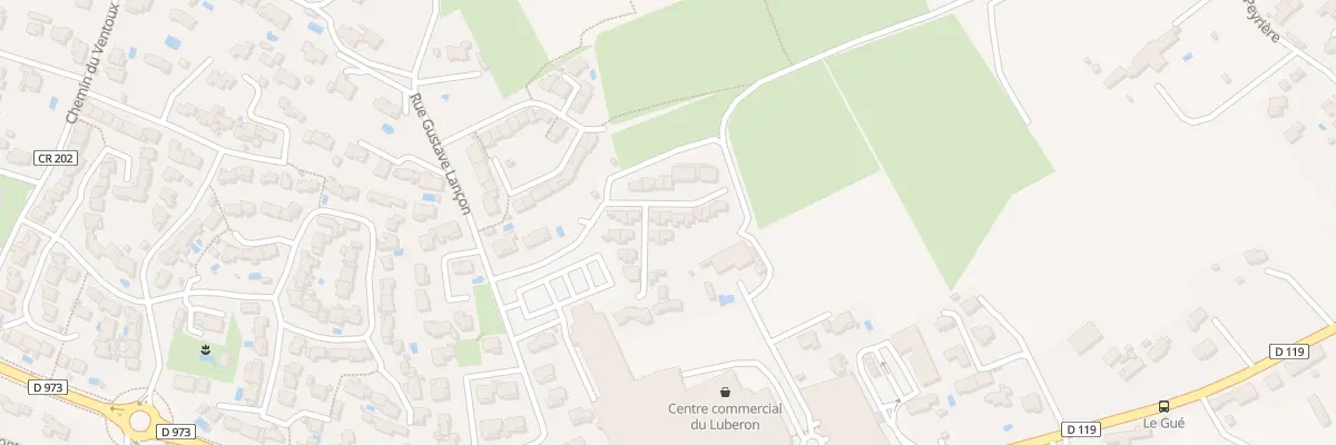 Plan du 9024F Rue Gustave Lançon à Pertuis