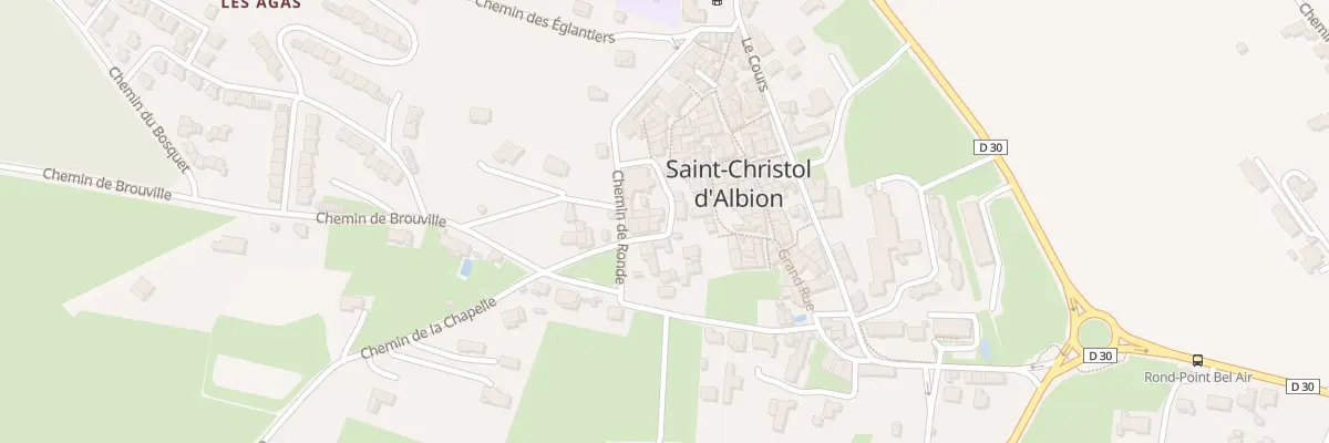 Plan du 5 Rue du Calvaire à Saint-Christol