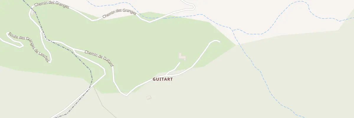 Plan du 431 Che de Guitard à Lesches-en-Diois