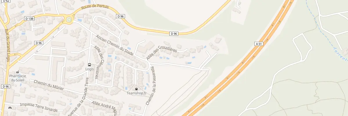 Plan du 9001 Res Les Croustieres à Venelles