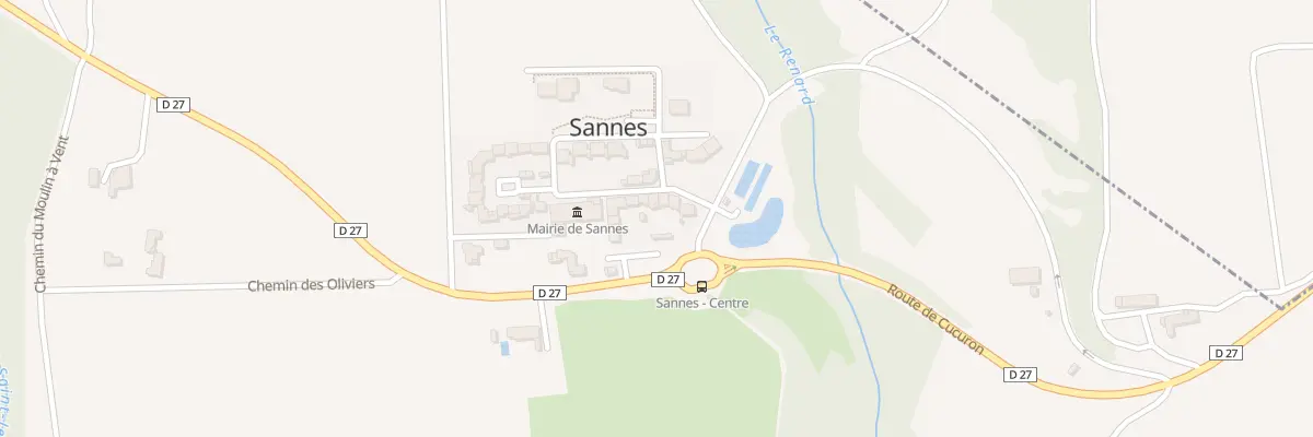 Plan du 7 Rue du Coeur de Village à Sannes