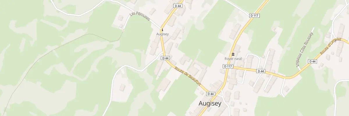Plan du 12 Rte de Beaufort à Augisey