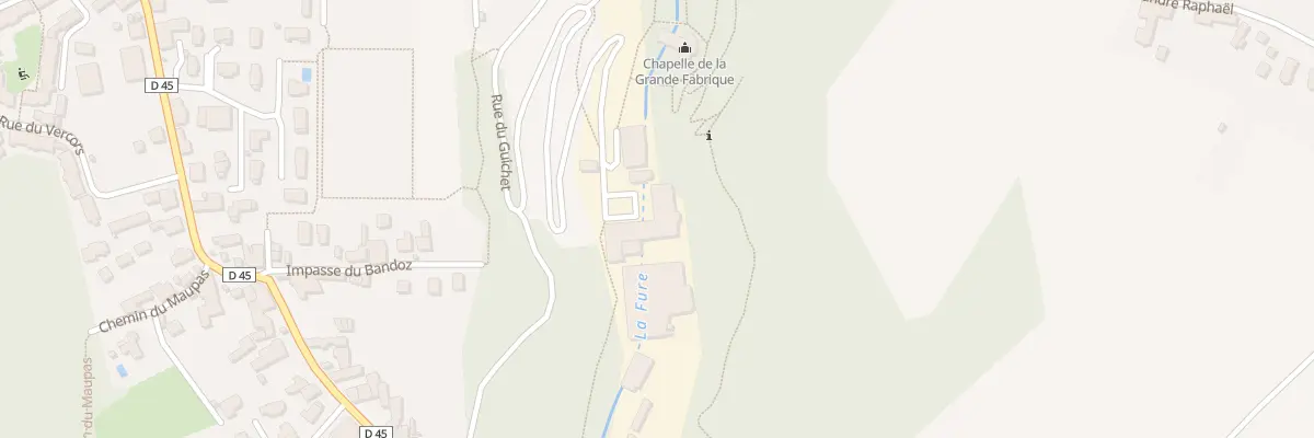 Plan du 75 Zone d’Activ de la Vallee à Renage