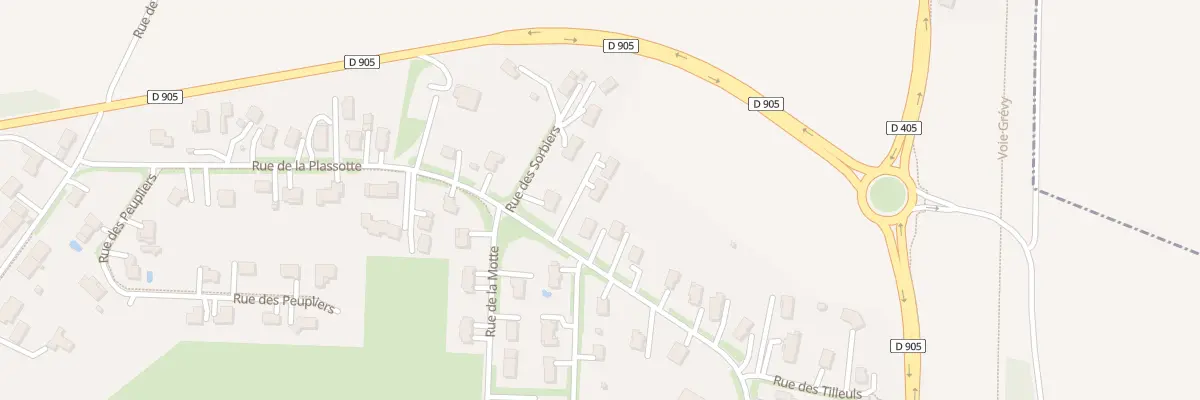 Plan du 30D Rue de la Plassotte à Parcey