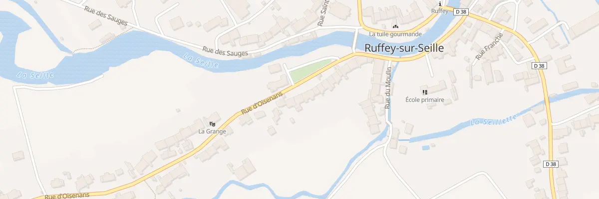 Plan du 111 Rue d’Oisenans à Ruffey-sur-Seille