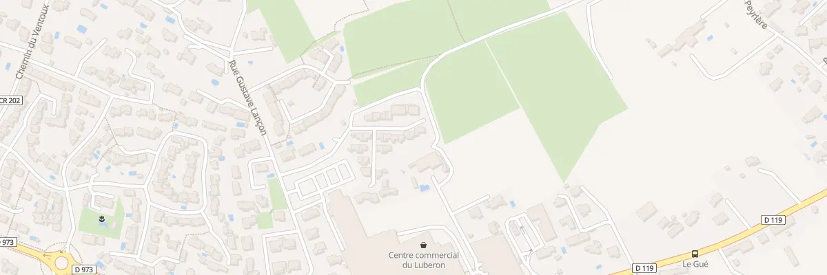 Plan du 9034F Rue Gustave Lançon à Pertuis