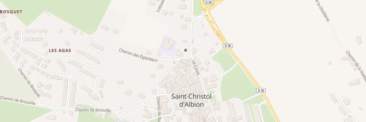 Plan du 6 Rue du Barry à Saint-Christol