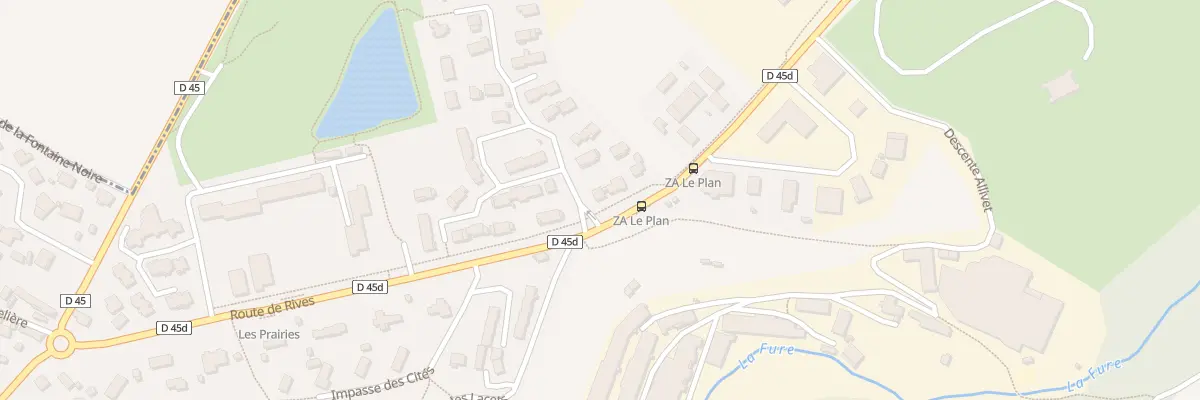 Plan du 2 Rue du Hameau du Grand Pré à Renage