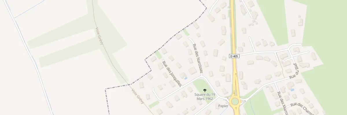 Plan du 3 Rue des Jonquilles à Villette-lès-Dole
