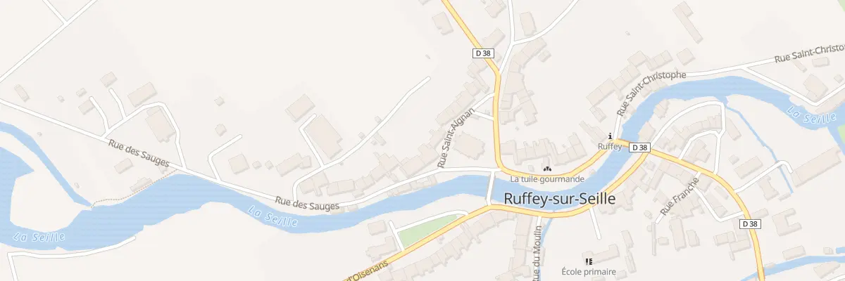 Plan du 1 Rue Saint Aignan à Ruffey-sur-Seille