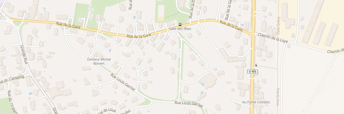 Plan du 4 Rue des Glycines à Parcey