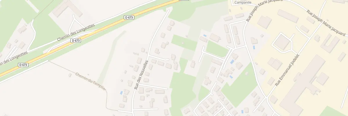 Plan du 95E Rue des Nouvelles à Dole