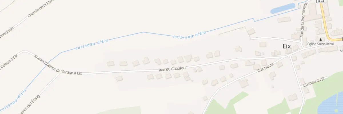 Plan du 17 Rue du Chauffour à Eix