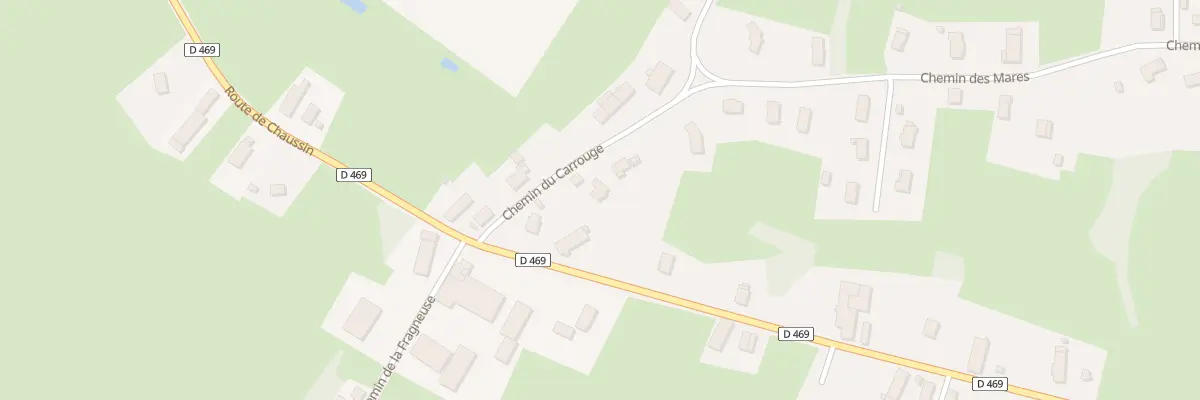 Plan du 1B Che du Carrouge à Cogna