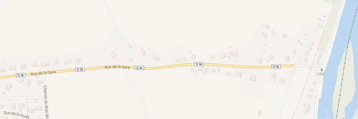 Plan du 52 Rue de la Gare à Essertenne-et-Cecey