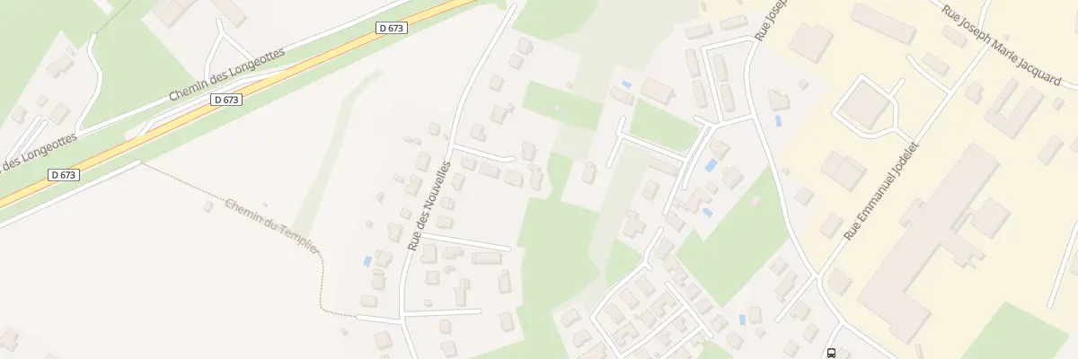 Plan du 95D Rue des Nouvelles à Dole