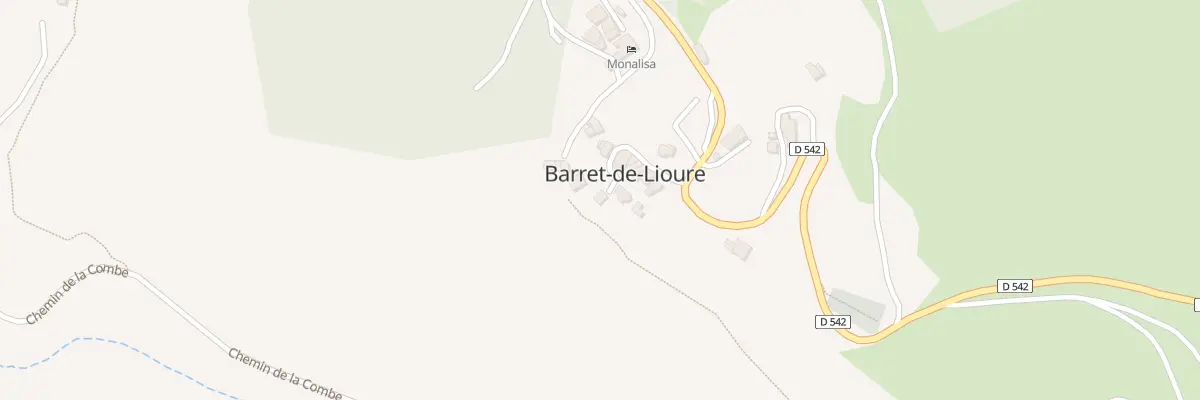 Plan du 5004A Le Village à Barret-de-Lioure
