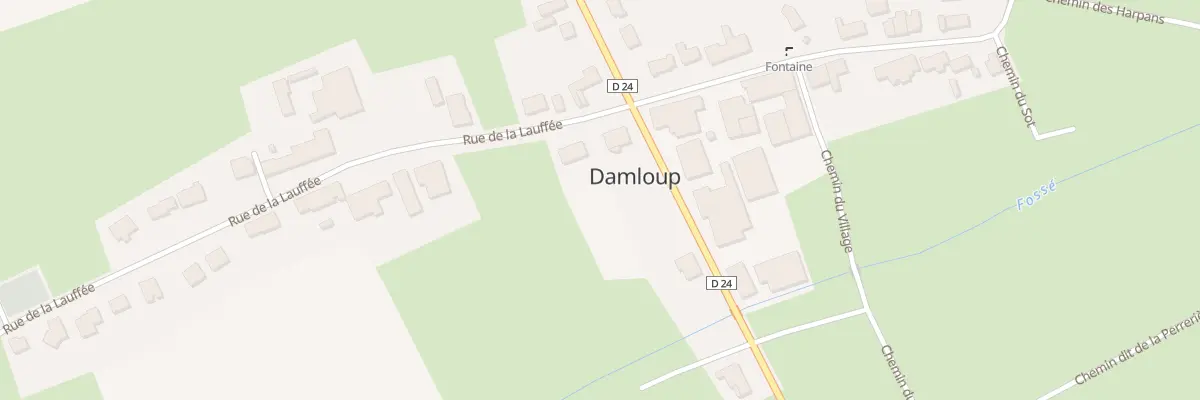 Plan du 3 Rue de la Laufee à Damloup