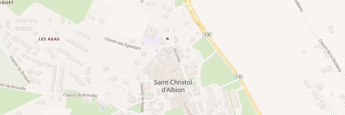 Plan du 2 Rue des Jardins à Saint-Christol
