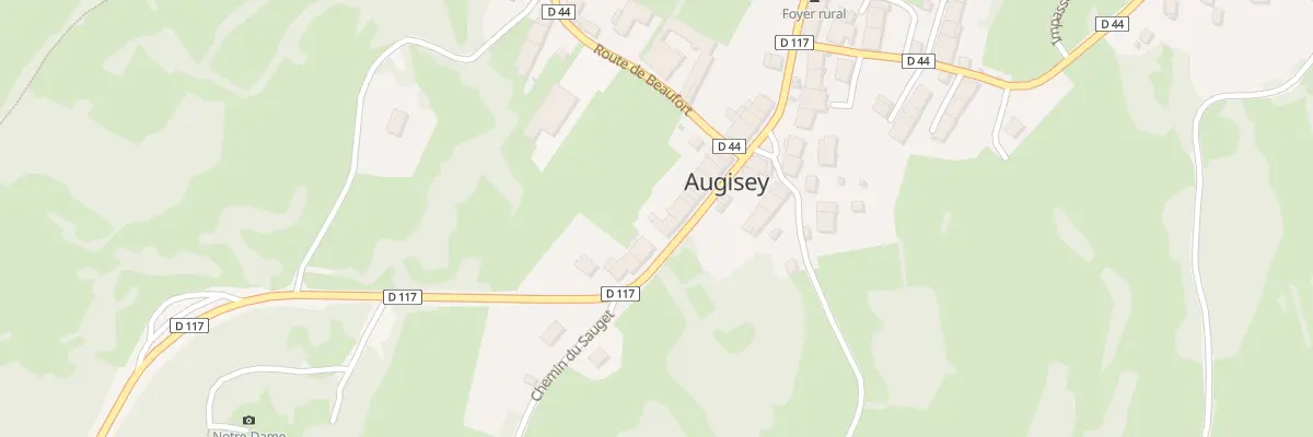 Plan du 14 Rte de Saint-julien à Augisey