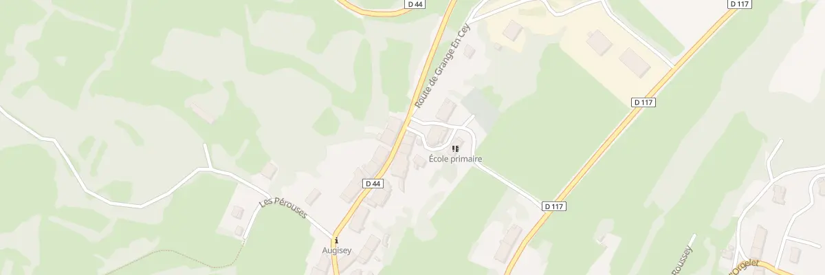 Plan du 2 Pl de l’Eglise à Augisey