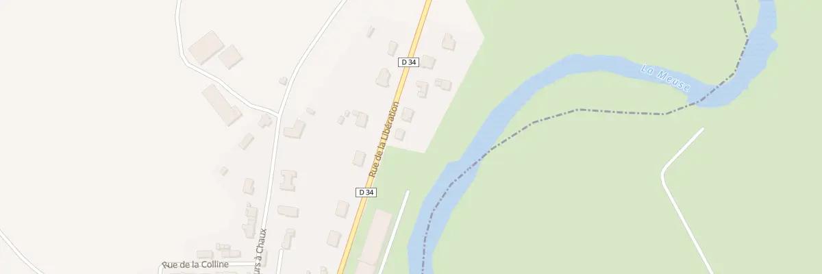 Plan du 30 Rue de la Liberation à Dompcevrin