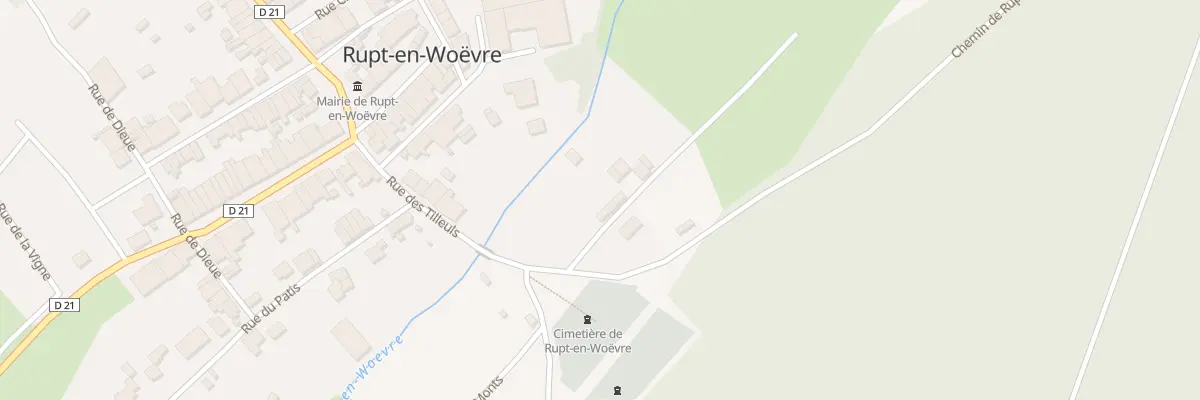 Plan du 1 Rue du Faubourg à Rupt-en-Woëvre
