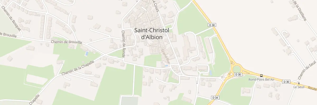 Plan du 1 Rue du Château à Saint-Christol