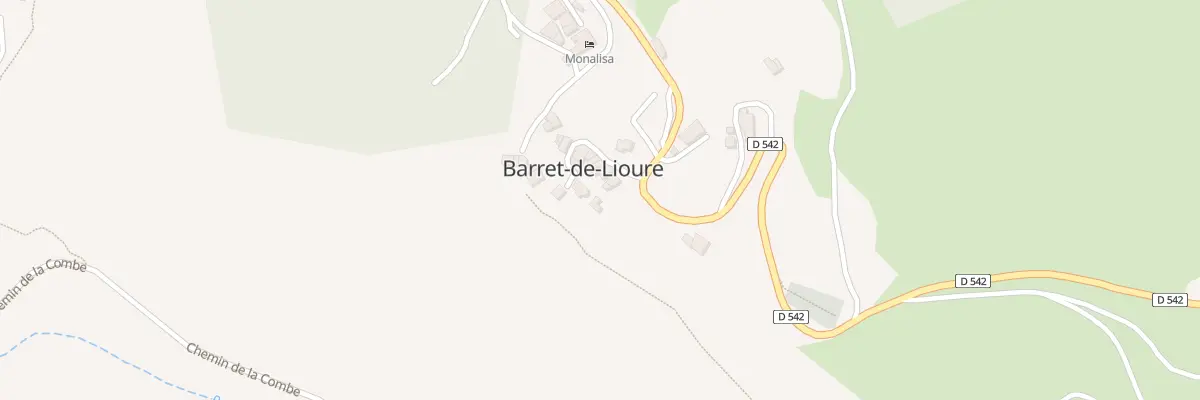 Plan du 5041 Le Village à Barret-de-Lioure