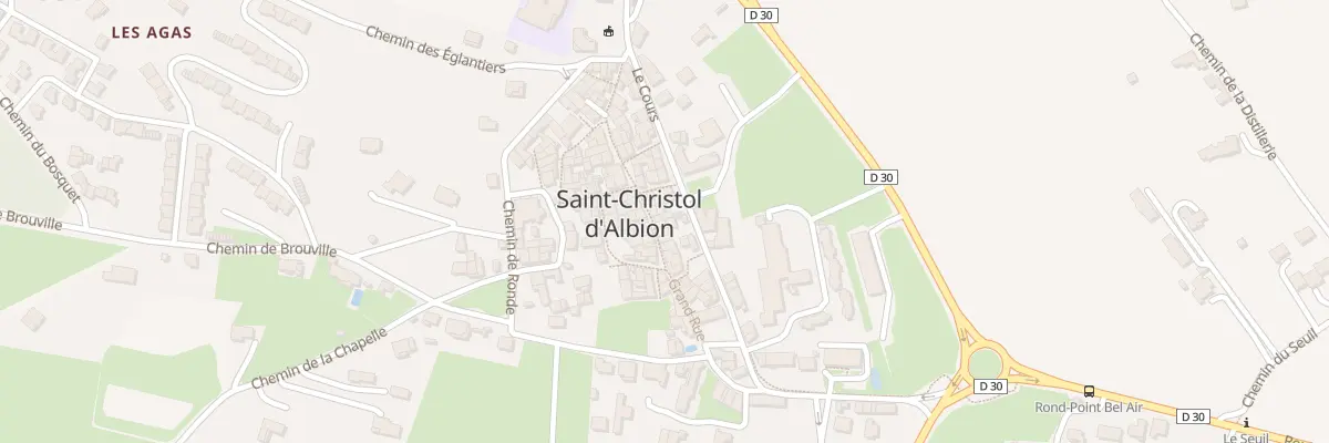 Plan du 20 Grand Rue à Saint-Christol