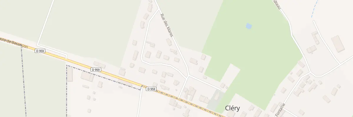 Plan du 3 Rue des Mares à Cléry