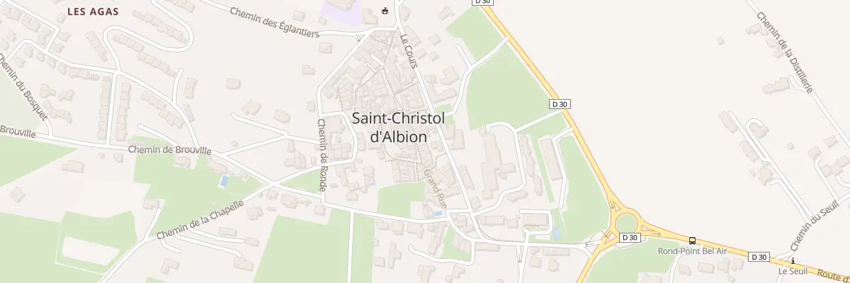 Plan du 16 Grand Rue à Saint-Christol