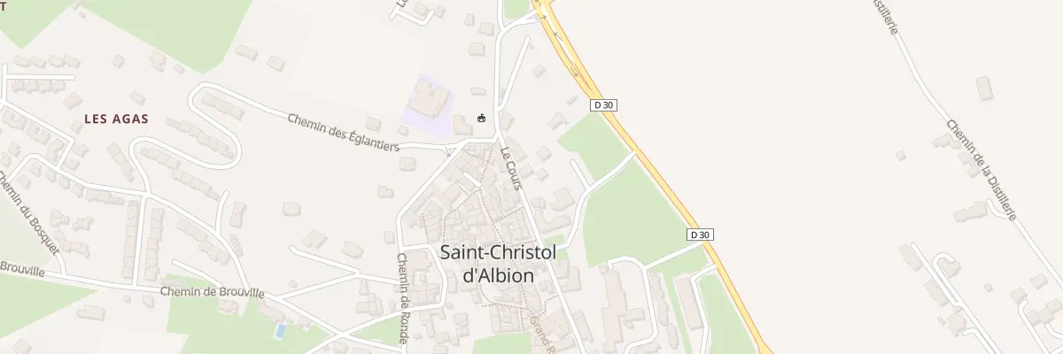 Plan du 20 Crs Le Cours à Saint-Christol