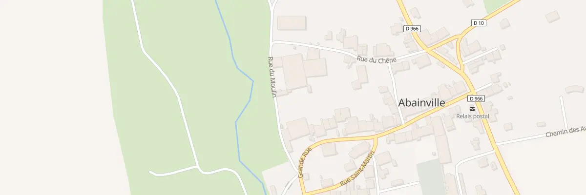 Plan du 4 Rue du Moulin à Abainville