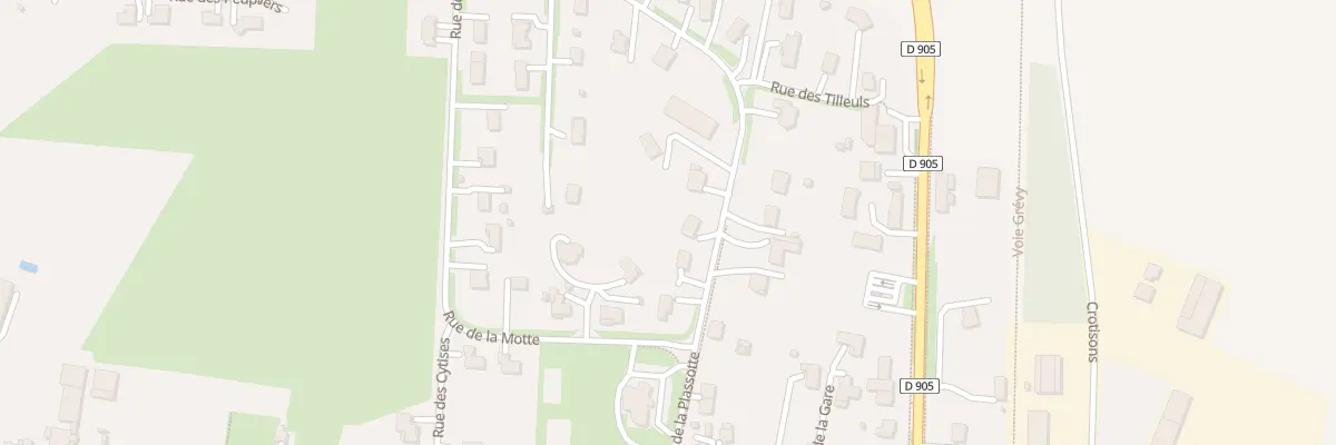 Plan du 7 Rue de la Plassotte à Parcey