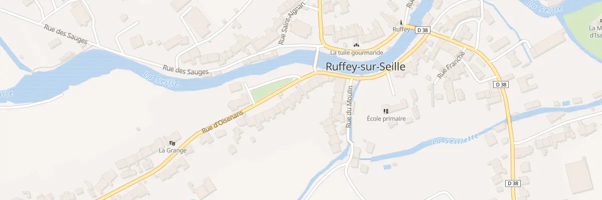 Plan du 41 Rue d’Oisenans à Ruffey-sur-Seille