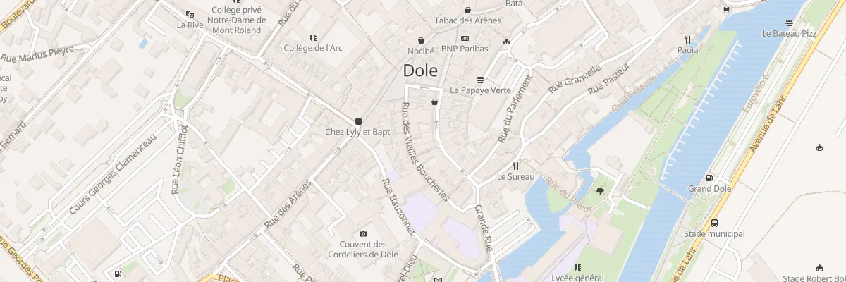 Plan du 34 Grande Rue à Dole