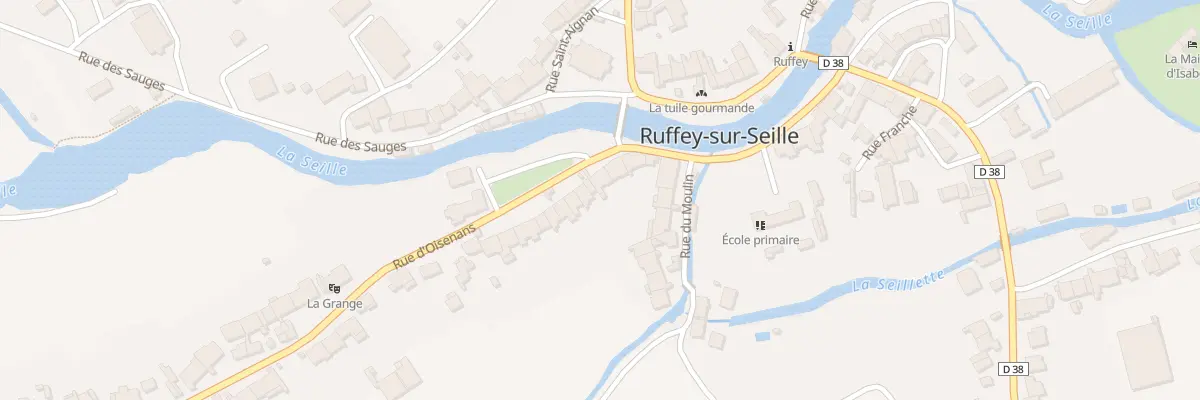 Plan du 35 Rue d’Oisenans à Ruffey-sur-Seille