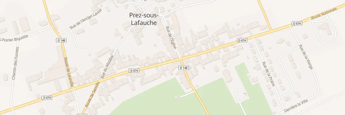 Plan du 32 Rte Nationale à Prez-sous-Lafauche