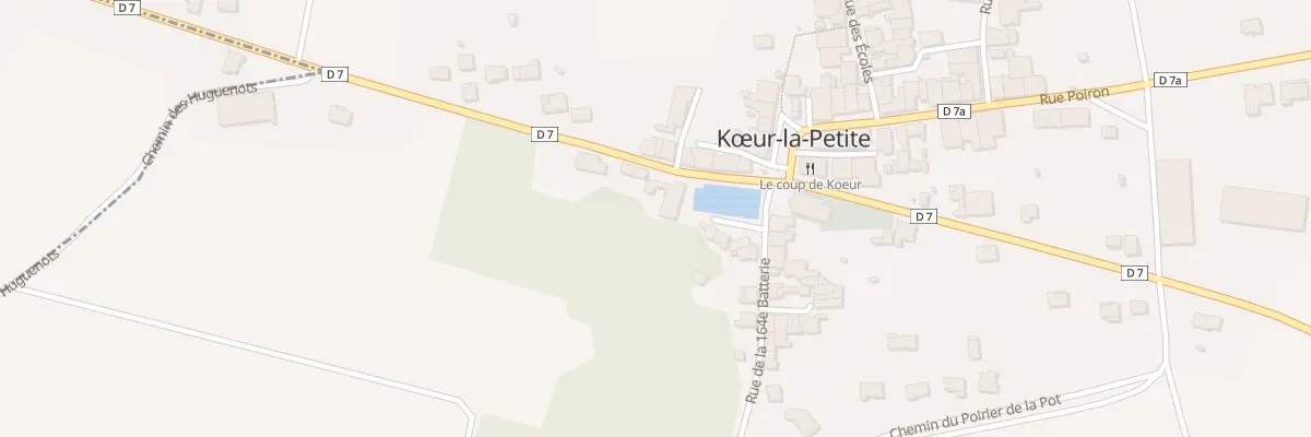 Plan du 2 Voie des Koeurs à Kœur-la-Petite