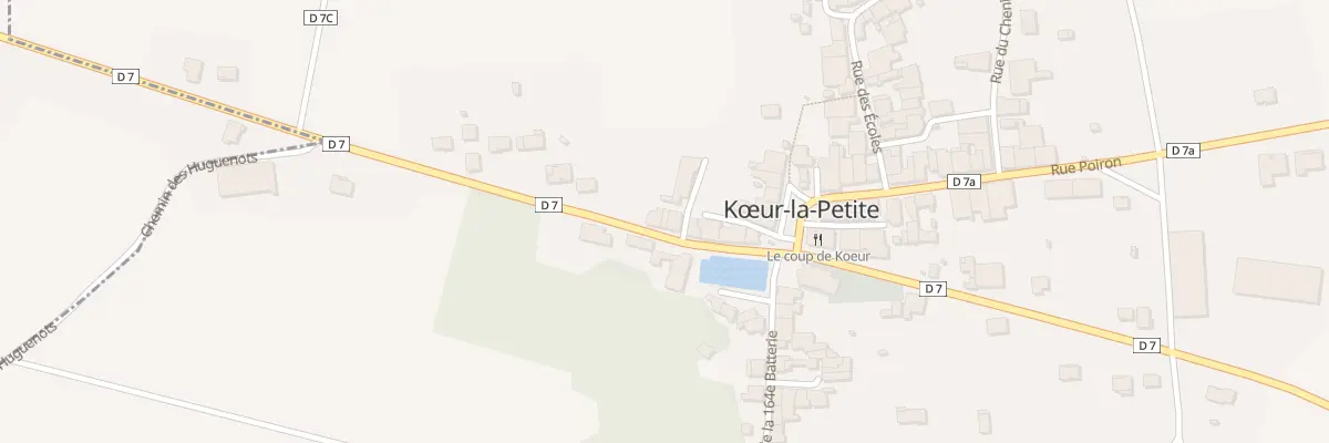 Plan du 15 Voie des Koeurs à Kœur-la-Petite