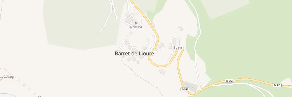 Plan du 5065 La Clastre à Barret-de-Lioure