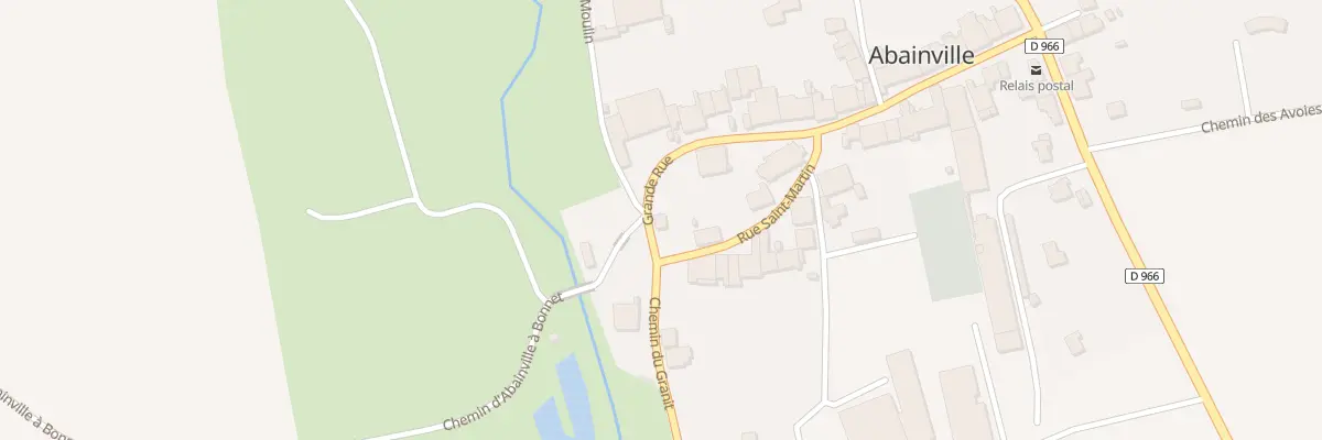 Plan du 21 Gr Grande Rue à Abainville
